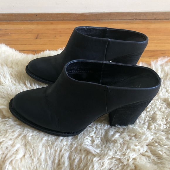 LEATHER STACKED HEEL MULE ALDO - Picture 2 of 6